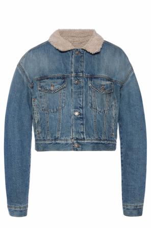 Padded denim jacket with print, zdjęcie 1 Padded denim jacket with print od Marcelo Burlon